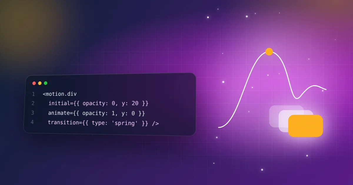 Framer Motion interview questions illustration